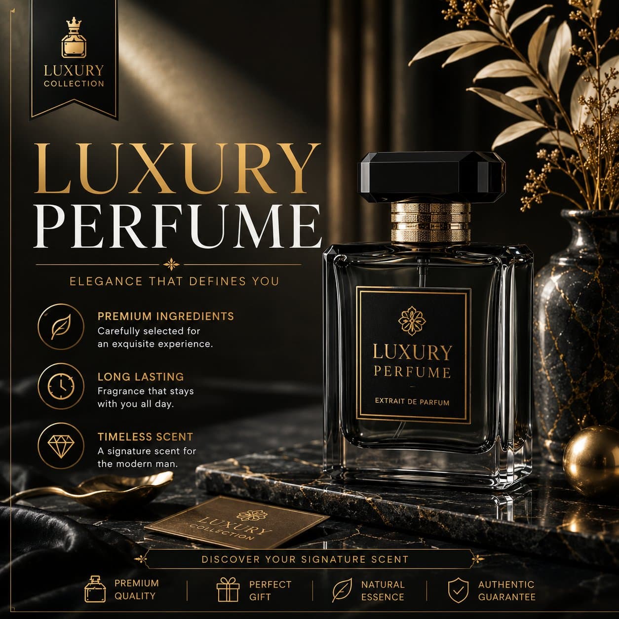Luxury Perfume Social Media Pack 14 Premium Posters